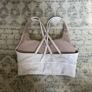 Lululemon Energy Longline Bra in White